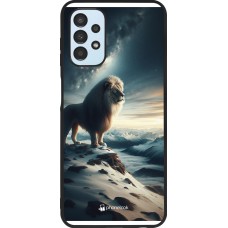 Samsung Galaxy A13 5G Case Hülle - Silikon schwarz Der weisse Loewe