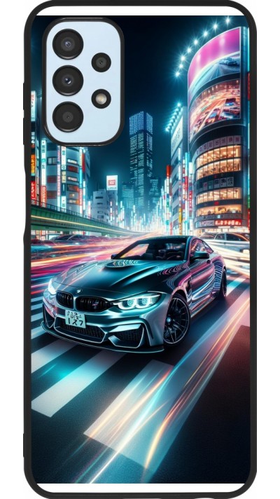 Samsung Galaxy A13 5G Case Hülle - Silikon schwarz BMW M4 Tokio Nacht