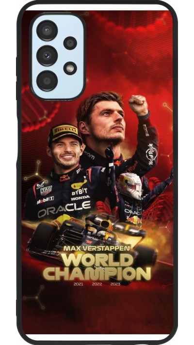 Samsung Galaxy A13 5G Case Hülle - Silikon schwarz Max Verstappen Champion 2023