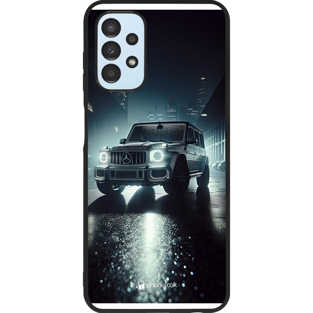 Samsung Galaxy A13 5G Case Hülle - Silikon schwarz Mercedes G AMG Nacht