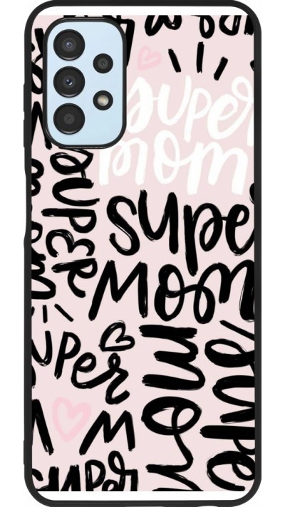 Samsung Galaxy A13 5G Case Hülle - Silikon schwarz Mom 2024 Super mom