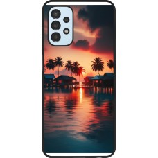 Samsung Galaxy A13 5G Case Hülle - Silikon schwarz Paradies Malediven