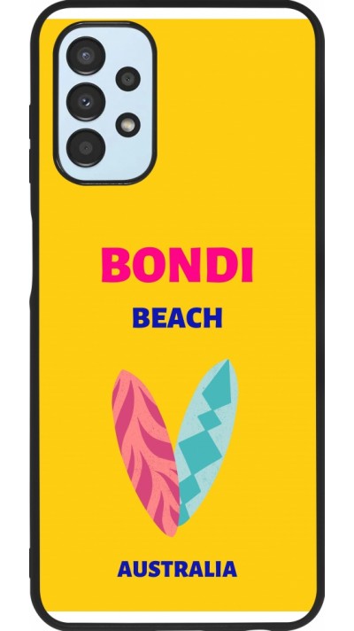 Samsung Galaxy A13 5G Case Hülle - Silikon schwarz Pop Summer Destination Bondi