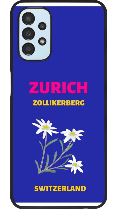 Samsung Galaxy A13 5G Case Hülle - Silikon schwarz Pop Summer Destination Zurich