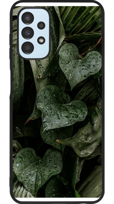 Samsung Galaxy A13 5G Case Hülle - Silikon schwarz Spring 23 fresh plants