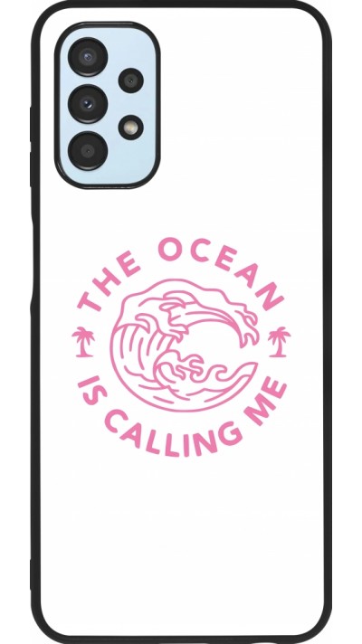 Samsung Galaxy A13 5G Case Hülle - Silikon schwarz The Ocean is calling me