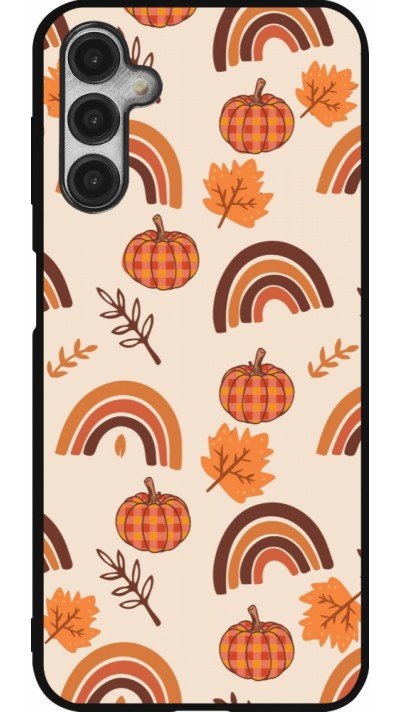 Samsung Galaxy A14 5G Case Hülle - Silikon schwarz Autumn 2024 rainbow