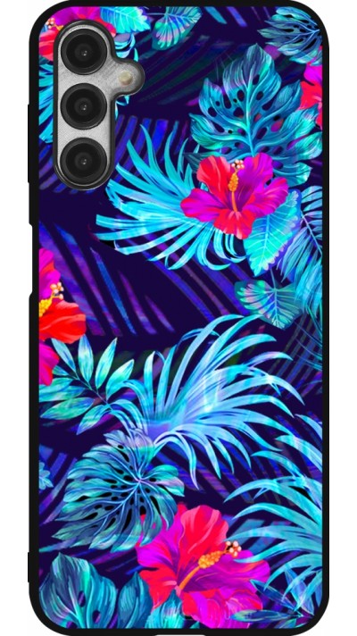 Samsung Galaxy A14 5G Case Hülle - Silikon schwarz Blue Forest