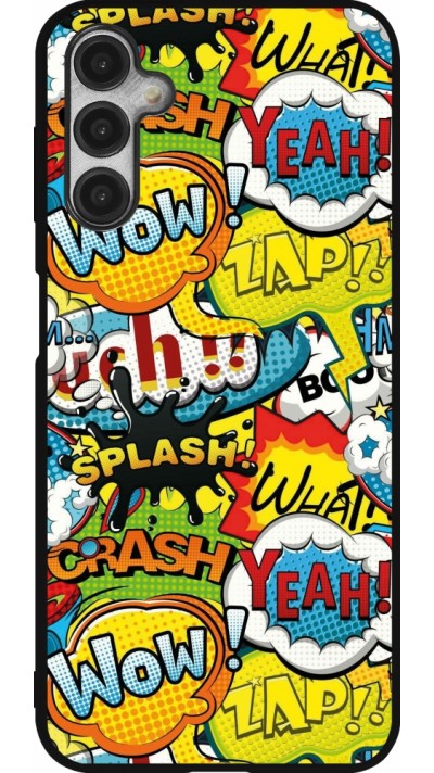 Samsung Galaxy A14 5G Case Hülle - Silikon schwarz Cartoons slogans