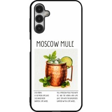 Samsung Galaxy A14 5G Case Hülle - Silikon schwarz Cocktail Rezept Moscow Mule