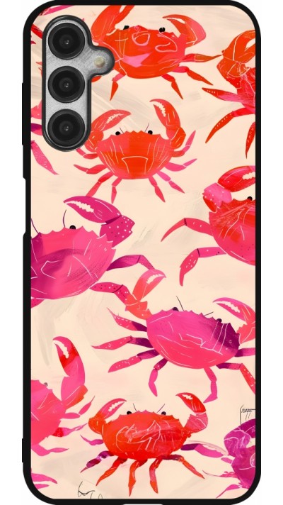 Coque Samsung Galaxy A14 5G - Silicone rigide noir Crabs Paint