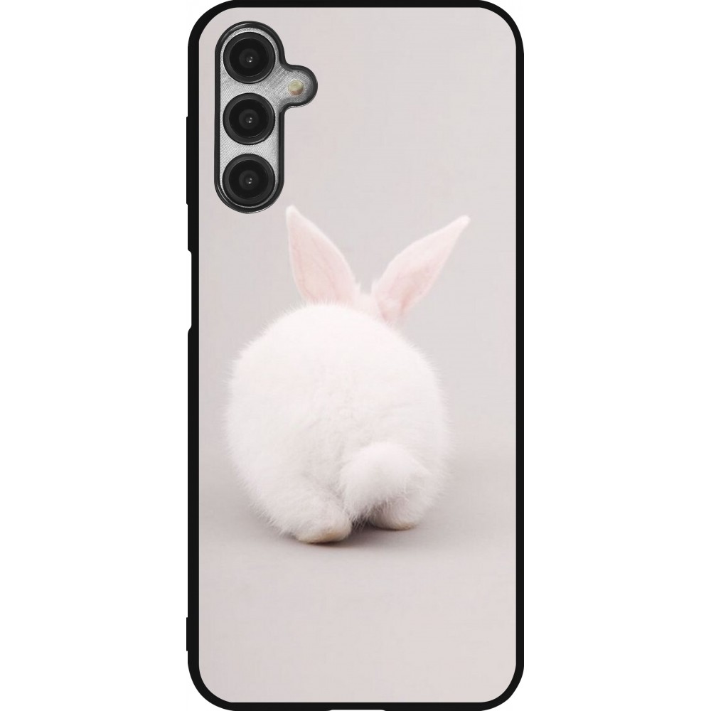 Samsung Galaxy A14 5G Case Hülle - Silikon schwarz Easter 2024 bunny butt