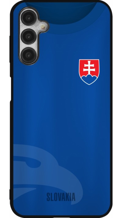 Coque Samsung Galaxy A14 5G - Silicone rigide noir Maillot de football Slovaquie