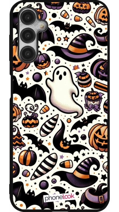 Samsung Galaxy A14 5G Case Hülle - Silikon schwarz Halloween 2024 Niedliches Muster