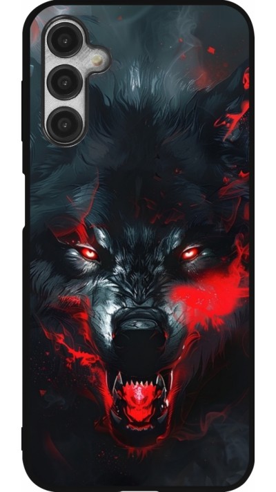 Samsung Galaxy A14 5G Case Hülle - Silikon schwarz Halloween 2024 mad werewolf