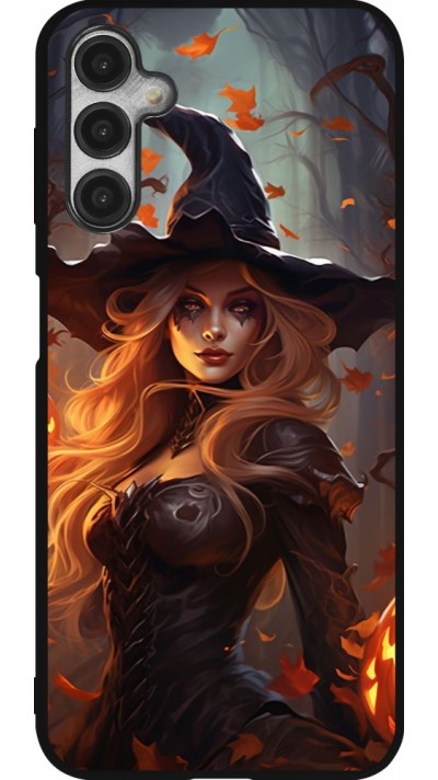 Samsung Galaxy A14 5G Case Hülle - Silikon schwarz Halloween 2024 sexy witch