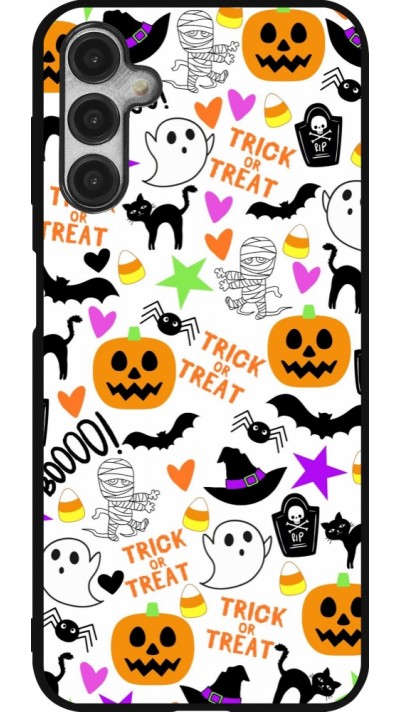 Samsung Galaxy A14 5G Case Hülle - Silikon schwarz Halloween 2024 trick or treat