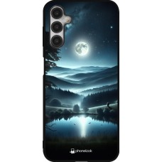 Samsung Galaxy A14 5G Case Hülle - Silikon schwarz Ansicht des Nachthimmels