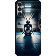 Samsung Galaxy A14 5G Case Hülle - Silikon schwarz Samurai im Gebet