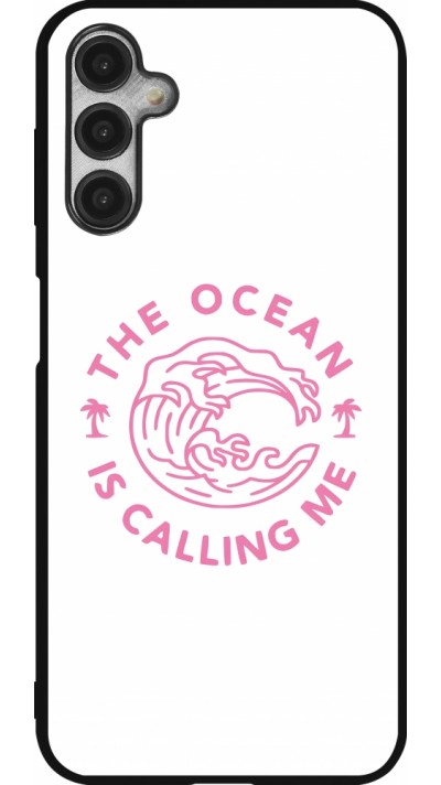 Samsung Galaxy A14 5G Case Hülle - Silikon schwarz The Ocean is calling me