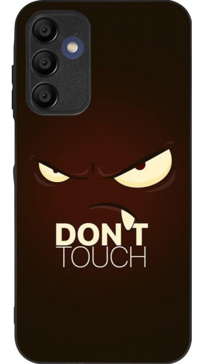 Samsung Galaxy A15 Case Hülle - Silikon schwarz Angry Dont Touch