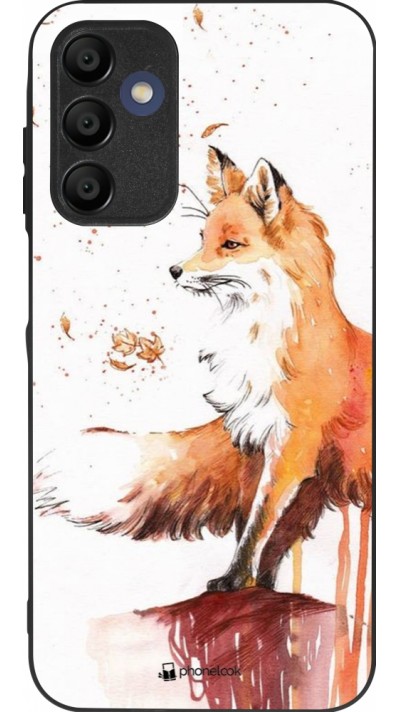 Samsung Galaxy A15 Case Hülle - Silikon schwarz Autumn 21 Fox