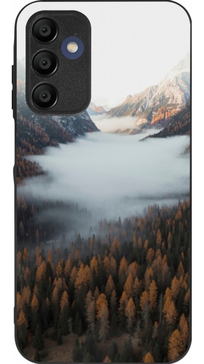 Samsung Galaxy A15 Case Hülle - Silikon schwarz Autumn 22 forest lanscape