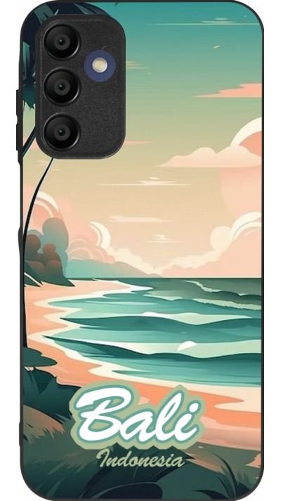 Samsung Galaxy A15 Case Hülle - Silikon schwarz Bali Landscape