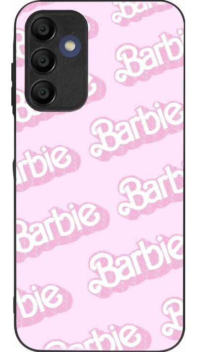 Samsung Galaxy A15 Case Hülle - Silikon schwarz Barbie light pink pattern