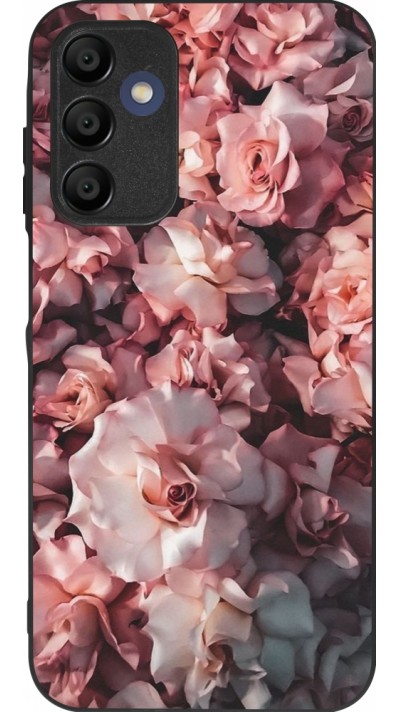 Samsung Galaxy A15 Case Hülle - Silikon schwarz Beautiful Roses