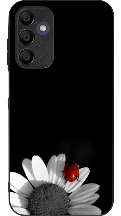 Samsung Galaxy A15 Case Hülle - Silikon schwarz Black and white Cox