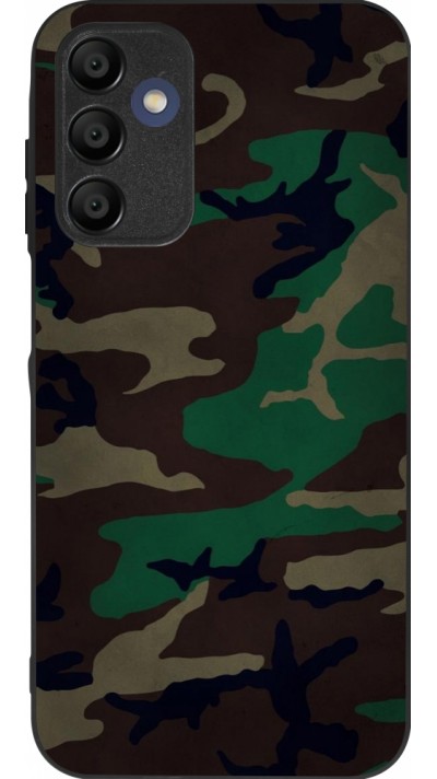 Samsung Galaxy A15 Case Hülle - Silikon schwarz Camouflage 3