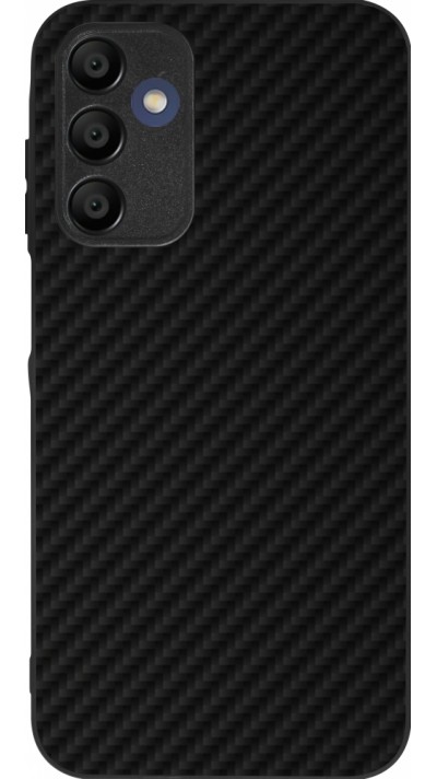 Samsung Galaxy A15 Case Hülle - Silikon schwarz Carbon Basic