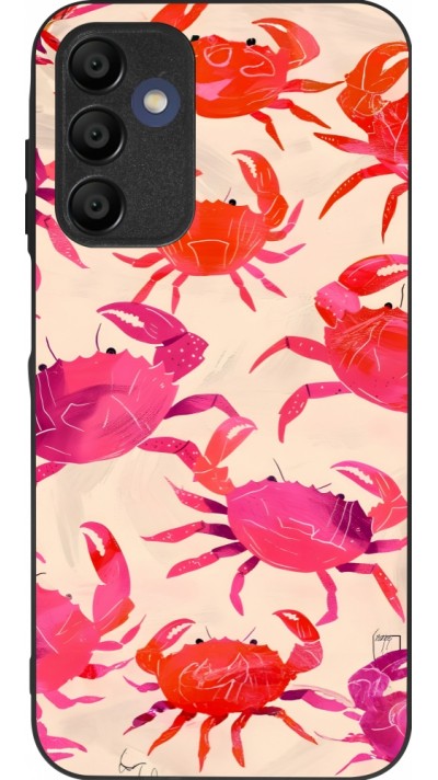 Samsung Galaxy A15 Case Hülle - Silikon schwarz Crabs Paint