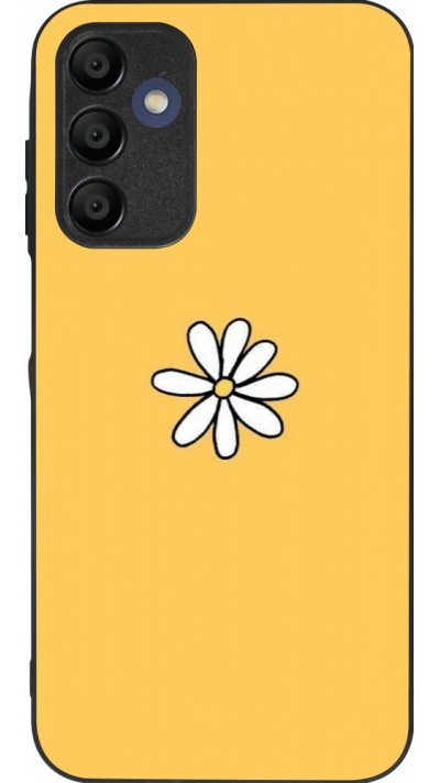 Samsung Galaxy A15 Case Hülle - Silikon schwarz Easter 2023 daisy