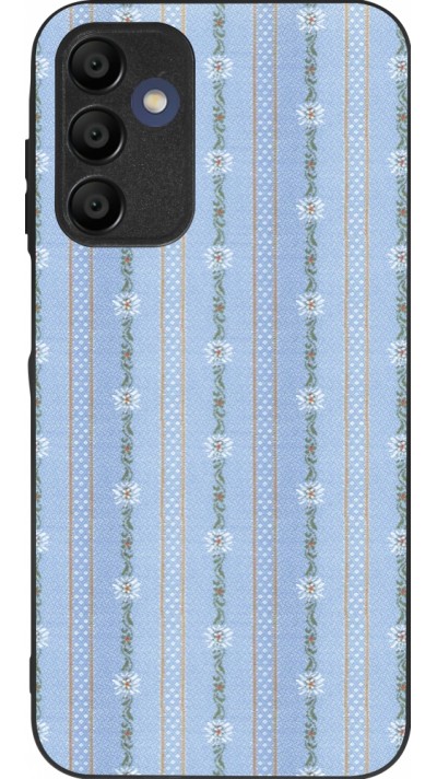 Samsung Galaxy A15 Case Hülle - Silikon schwarz Edelweiss