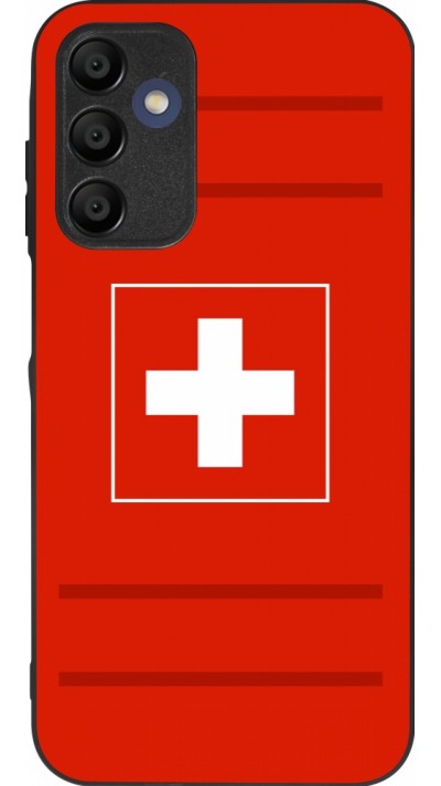 Samsung Galaxy A15 Case Hülle - Silikon schwarz Euro 2020 Switzerland