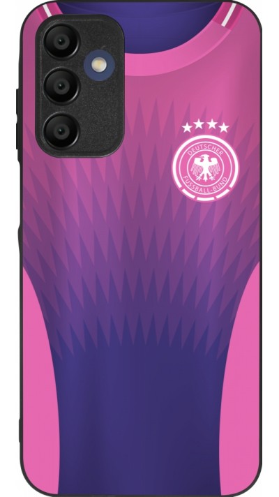 Samsung Galaxy A15 Case Hülle - Silikon schwarz Deutschland Away personalisierbares Fussballtrikot