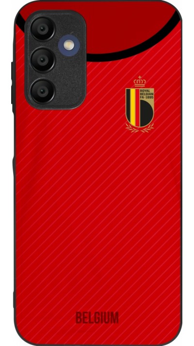 Samsung Galaxy A15 Case Hülle - Silikon schwarz Belgien 2022 personalisierbares Fußballtrikot