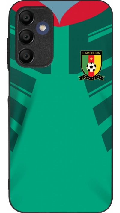 Samsung Galaxy A15 Case Hülle - Silikon schwarz Kamerun 2022 personalisierbares Fussballtrikot