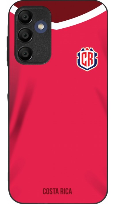 Samsung Galaxy A15 Case Hülle - Silikon schwarz Costa Rica 2022 personalisierbares Fussballtrikot