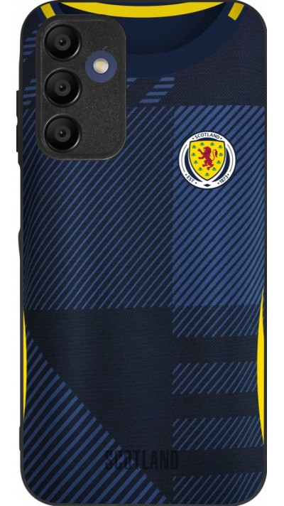 Samsung Galaxy A15 Case Hülle - Silikon schwarz Schottland personalisierbares Fussballtrikot