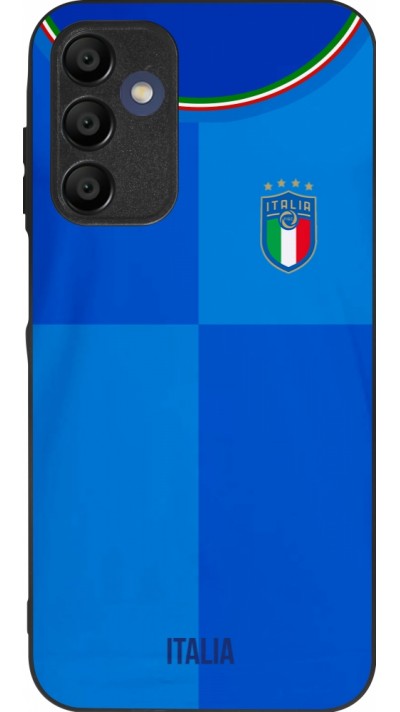 Samsung Galaxy A15 Case Hülle - Silikon schwarz Italien 2022 personalisierbares Fußballtrikot