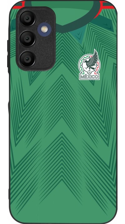 Samsung Galaxy A15 Case Hülle - Silikon schwarz Mexiko 2022 personalisierbares Fussballtrikot