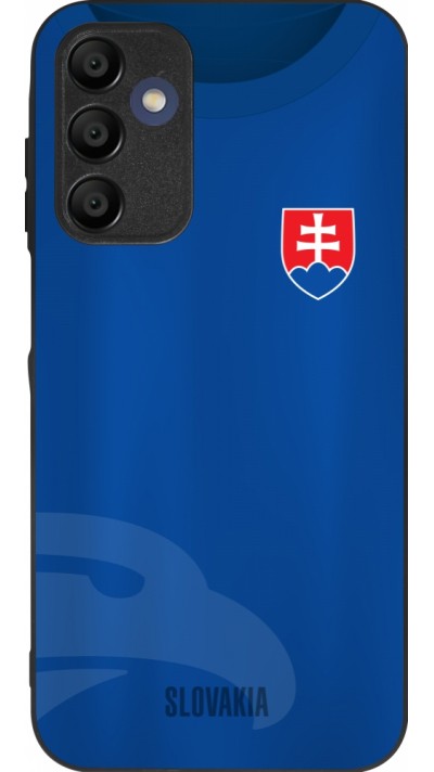 Samsung Galaxy A15 Case Hülle - Silikon schwarz Fussballtrikot Slowakei