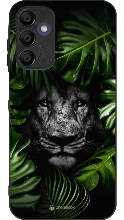 Samsung Galaxy A15 Case Hülle - Silikon schwarz Forest Lion