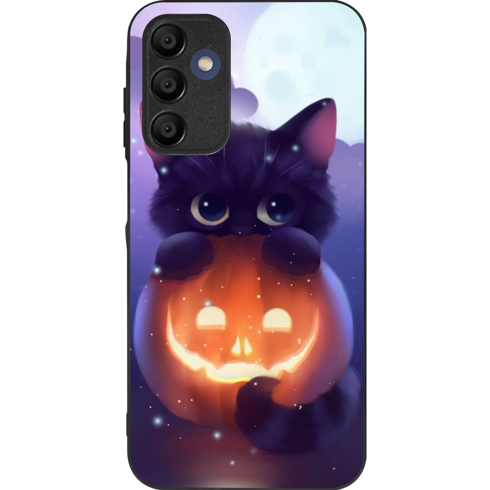 Samsung Galaxy A15 Case Hülle - Silikon schwarz Halloween 17 15