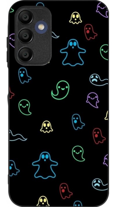 Samsung Galaxy A15 Case Hülle - Silikon schwarz Halloween 2024 colorful ghosts