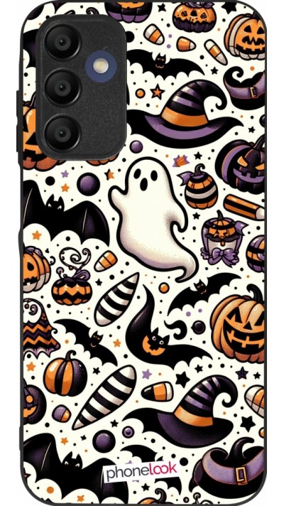 Samsung Galaxy A15 Case Hülle - Silikon schwarz Halloween 2024 Niedliches Muster