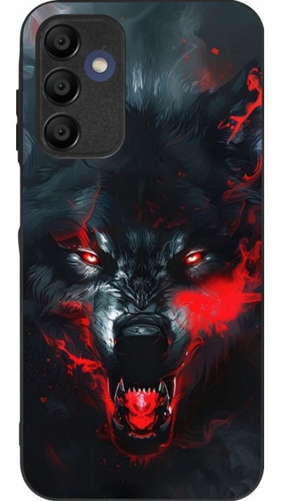 Samsung Galaxy A15 Case Hülle - Silikon schwarz Halloween 2024 mad werewolf